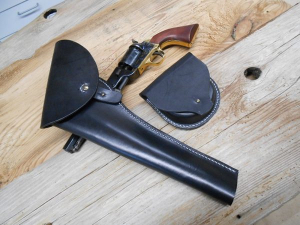 Cavalry Draw Holster - Optional Ammo Pouch [SL-1018]