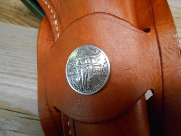 Mexican Loop Holster for Colt SAA - Grooved Border [SL-1003] - Image 4