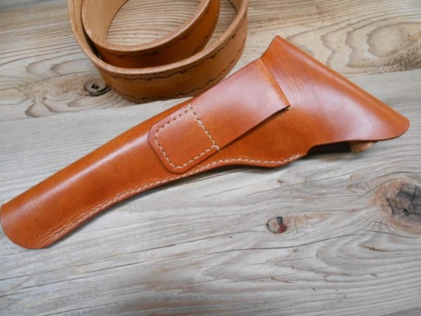Holster - Cavalry Draw - Percussion Revolvers - Border Tooled [SL-1005] - Image 4